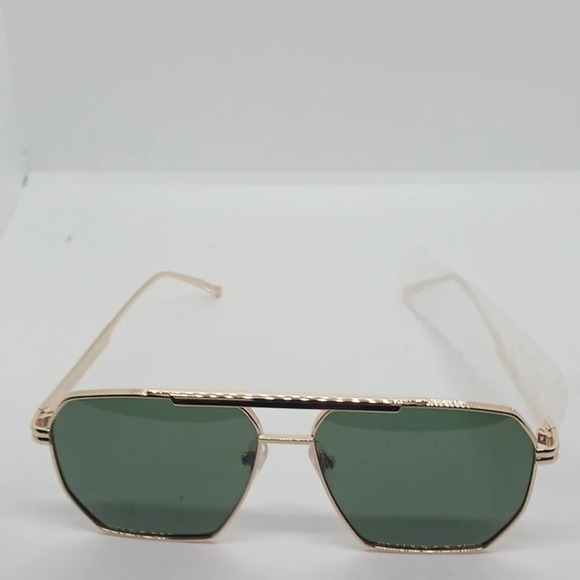 NWT WOMEN'S SOJOS HEXAGON SUNGLASSES 1161 GOLD - Picture 3 of 4